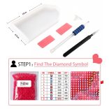 Chibi hősök Mordály - Gyémánt képkirakó 40*50 cm