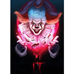Gyémánt képkirakó 50*60 cm Film fan - Pennywise