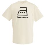 Vasalós iron man férfi rövid ujjú póló