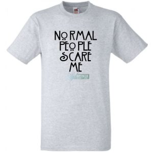 Normal people scare me - Amerikai Históriák kedvelőinek férfi rövid ujjú póló