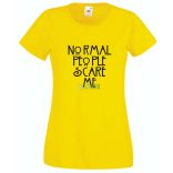 Normal people scare me - American Horror Story - feliratos női rövid ujjú póló