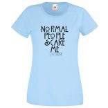 Normal people scare me - American Horror Story - feliratos női rövid ujjú póló