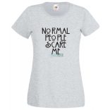 Normal people scare me - American Horror Story - feliratos női rövid ujjú póló