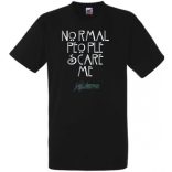 Normal people scare me - Amerikai Históriák kedvelőinek férfi rövid ujjú póló