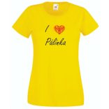 I love pálinka, szeretem a pálinkát női rövid ujjú póló