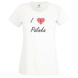 I love pálinka, szeretem a pálinkát női rövid ujjú póló