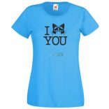 Morcos macska, Grumpy cat - szeretlek női rövid ujjú póló