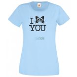 Morcos macska, Grumpy cat - szeretlek női rövid ujjú póló