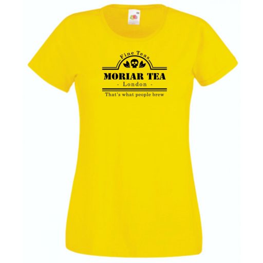 Moriarty - moriar tea szójáték, Sherlock kedvelőknek női rövid ujjú póló