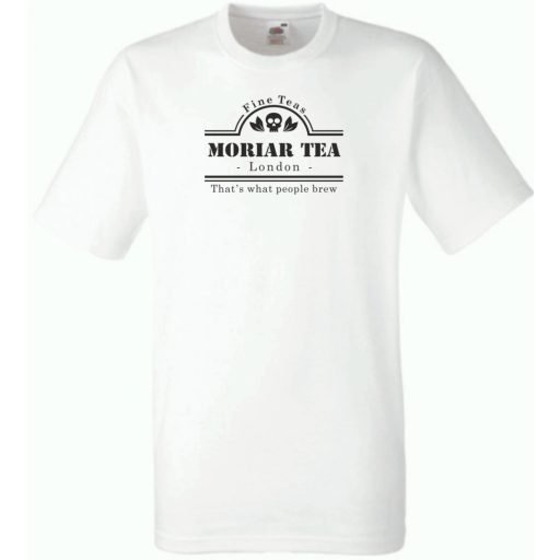 Vicces szójáték Moriar Tea, Moriarty - Sherlock kedvelőknek férfi rövid ujjú póló