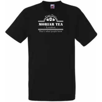   Vicces szójáték Moriar Tea, Moriarty - Sherlock kedvelőknek férfi rövid ujjú póló