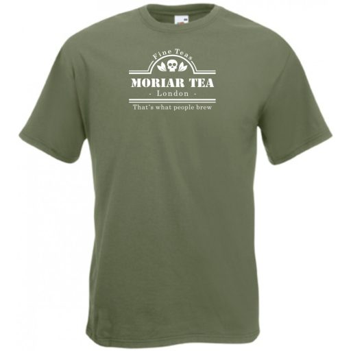 Vicces szójáték Moriar Tea, Moriarty - Sherlock kedvelőknek férfi rövid ujjú póló