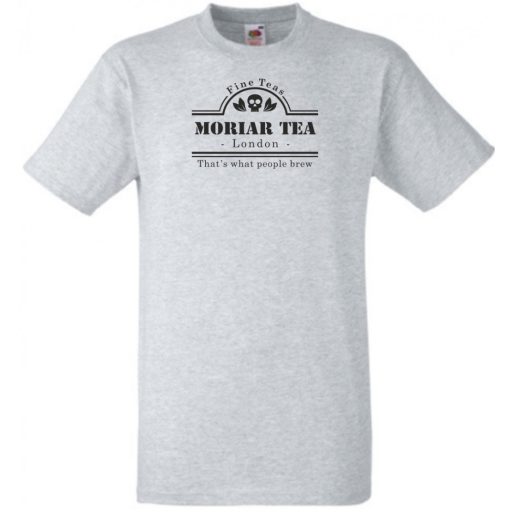 Vicces szójáték Moriar Tea, Moriarty - Sherlock kedvelőknek férfi rövid ujjú póló
