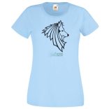 Skótjuhász kutya - női rövid ujjú póló