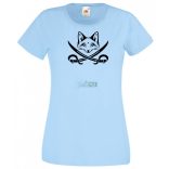 Róka kalóz, fox pirate női rövid ujjú póló