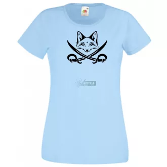 Róka kalóz, fox pirate női rövid ujjú póló
