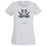 Róka kalóz, fox pirate női rövid ujjú póló