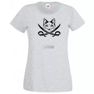 Róka kalóz, fox pirate női rövid ujjú póló