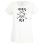 Steampunk kalóz minta női rövid ujjú póló