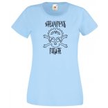 Steampunk kalóz minta női rövid ujjú póló