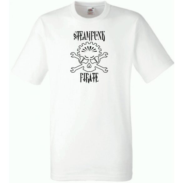 Steampunk kalóz férfi rövid ujjú póló