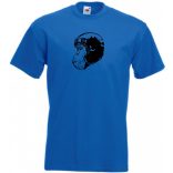 Motoros majom fej, racer férfi rövid ujjú póló