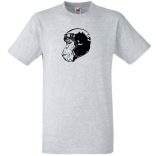 Motoros majom fej, racer férfi rövid ujjú póló