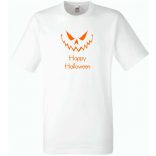 Halloween, tökfej, pumpkin head férfi rövid ujjú póló