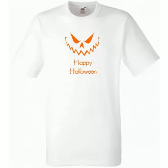 Halloween, tökfej, pumpkin head férfi rövid ujjú póló