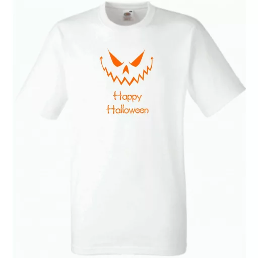 Halloween, tökfej, pumpkin head férfi rövid ujjú póló