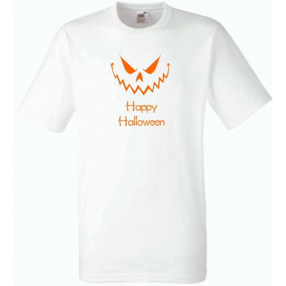 Halloween, tökfej, pumpkin head férfi rövid ujjú póló