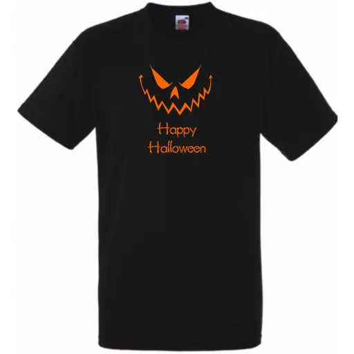 Halloween, tökfej, pumpkin head férfi rövid ujjú póló