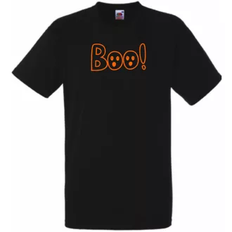 Happy Halloween, Boo férfi rövid ujjú póló