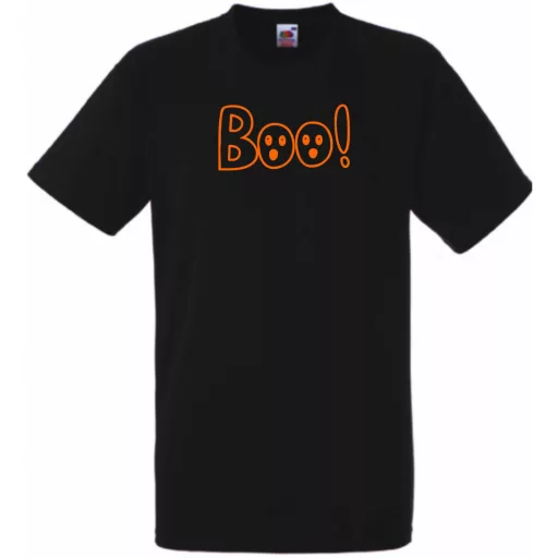Happy Halloween, Boo férfi rövid ujjú póló