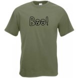 Happy Halloween, Boo férfi rövid ujjú póló