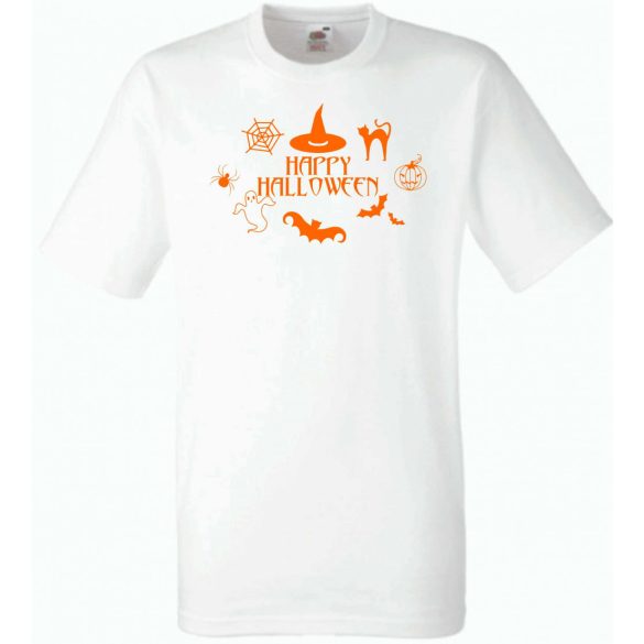 Happy Halloween férfi rövid ujjú póló