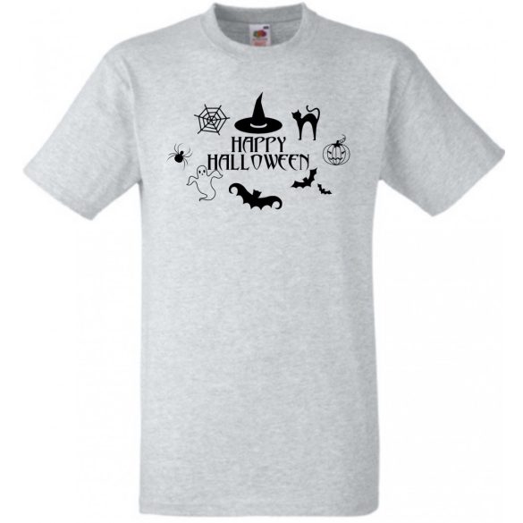 Happy Halloween férfi rövid ujjú póló