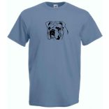 Bulldog, kutya mintás póló férfi rövid ujjú póló