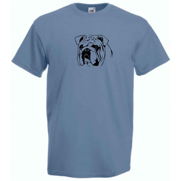 Bulldog, kutya mintás póló férfi rövid ujjú póló
