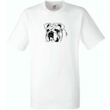 Bulldog, kutya mintás póló férfi rövid ujjú póló