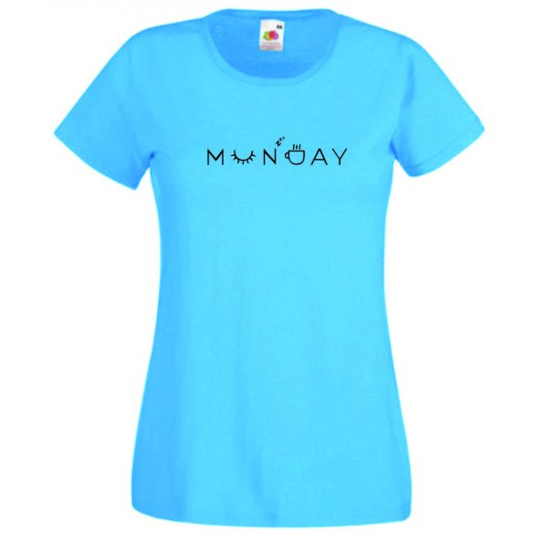 Monday, hétfő, a hét kezdete női rövid ujjú póló