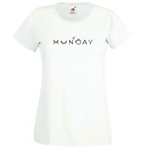 Monday, hétfő, a hét kezdete női rövid ujjú póló