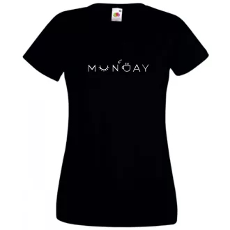 Monday, hétfő, a hét kezdete női rövid ujjú póló