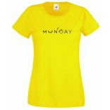 Monday, hétfő, a hét kezdete női rövid ujjú póló