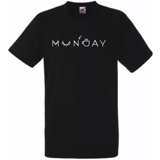 Monday, hétfő, a hét kezdete férfi rövid ujjú póló