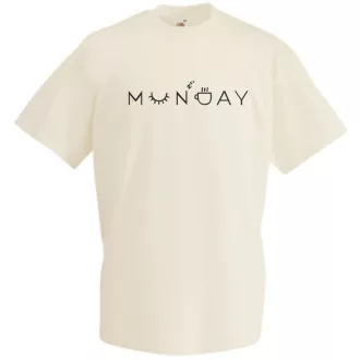 Monday, hétfő, a hét kezdete férfi rövid ujjú póló