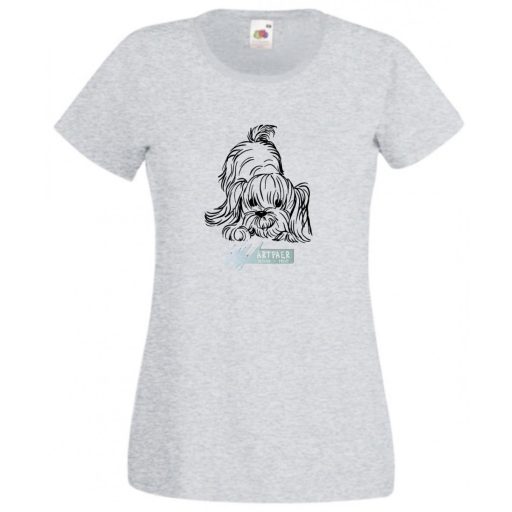 Yorkshire terrier, puppy női rövid ujjú póló