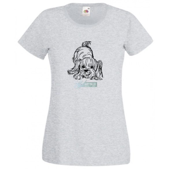 Yorkshire terrier, puppy női rövid ujjú póló