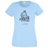 Yorkshire terrier, puppy női rövid ujjú póló