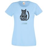 A macskákkal töltött idő.. női rövid ujjú póló